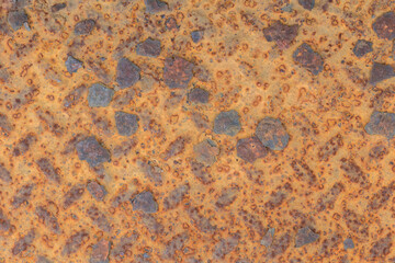 Lots of old rust on the floor.
