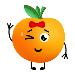 Cute Orange Character