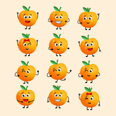 Cute Orange Character Collection