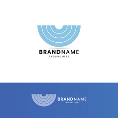 Logo Template. Modern Vector Abstract Circle Creative Sign Or Symbol. Design Geometric Element