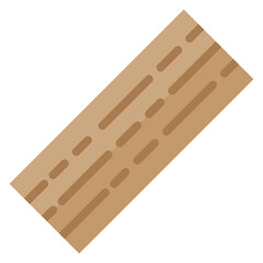 Woods plank flat style icon