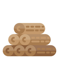 Woods flat style icon