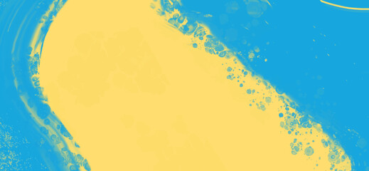 Abstract Blue Yellow paint Background. Vector illustration design