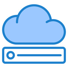 Network Drive blue style icon