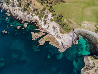 Opito Bay in New Zealand's Coromandel Peninsula 