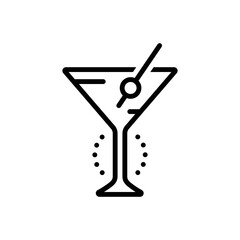 Black line icon for gibson