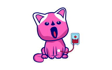 dog with blood