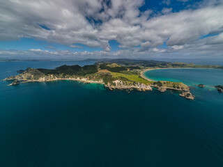 Scenic viewpoint over the Coromandel Peninsula