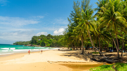 Surin Beach in Phuket Island, Thailand