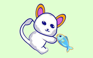 easter bunny with eggs