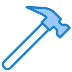 Hammer blue style icon