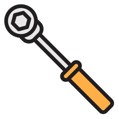 Wrence color line style icon