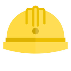 Helmet flat style icon