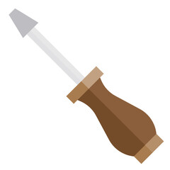 Screwdriver flat style icon
