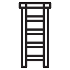 Ladder outline style icon