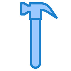 Hammer blue style icon
