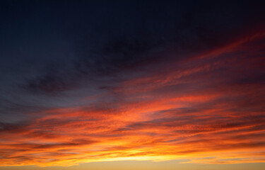 Fototapeta premium red sunset sky