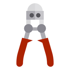 Crimping plier flat style icon