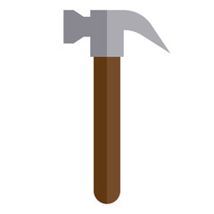 Hammer flat style icon