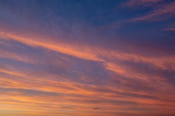 Obraz premium sky at sunset