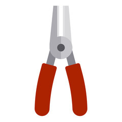 Plier flat style icon