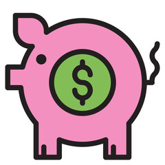 Saving color line style icon