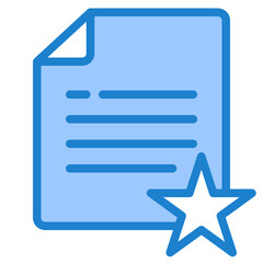 Bookmark Page blue style icon