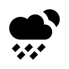 Raining Flat Vector Icon