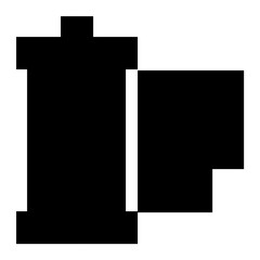 Camera Reel Flat Vector Icon