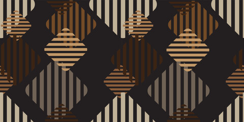 seamless pattern with abstract geometric shapes	