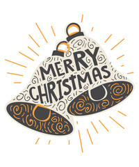 illustration of an background merry Christmas