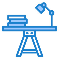 Desktop blue style icon