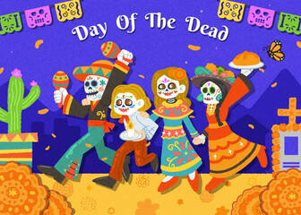 Day of the dead illustration