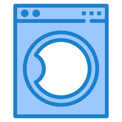 WashingMachine blue style icon