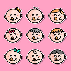 Baby smile happy child boy kid infant family birth girl newborn childhood toddler