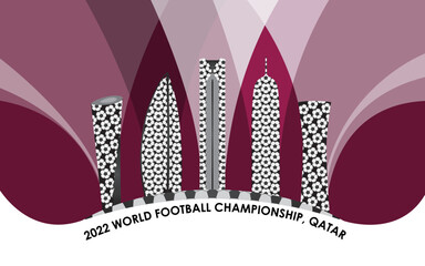 Qatar city icon welcomes 2022 World Football Championship