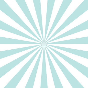 Light green color burst background or sun rays background. Vector illustration