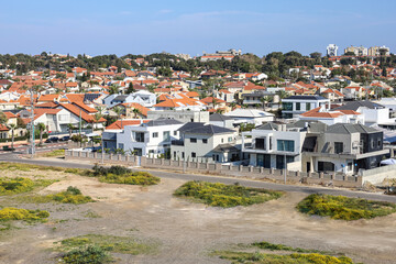Fototapeta na wymiar Beautiful view of modern houses on sunny day