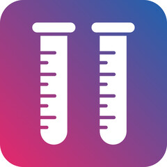 Test Tubes Icon Style