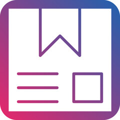 Delivery Box Icon Style