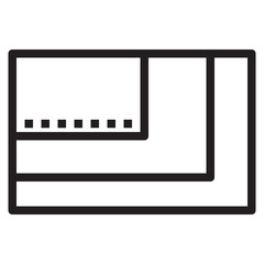 Resulotion outline style icon