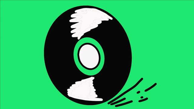 Spinning wheel animation is suitable for presentation animation or other film material