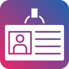 Id Card Icon Style