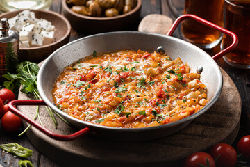 Menemen, Turkish traditional dish