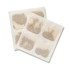 Mustard plasters on white background