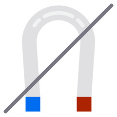 Magnatic Filled flat style icon