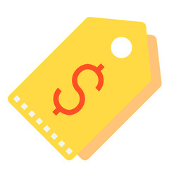 Tags flat style icon