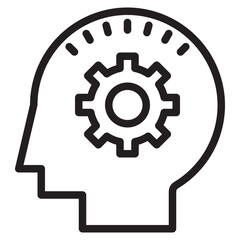 Intelligence outline style icon