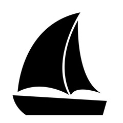 illustration modern tourism of ship icon