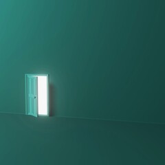 ドア　開く　3D